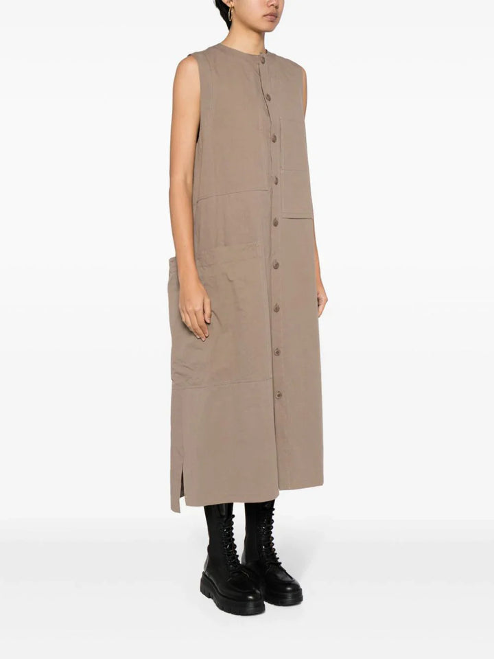 فستان بجيب مرقع