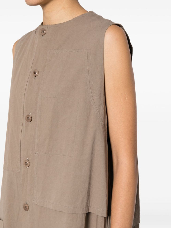 فستان بجيب مرقع