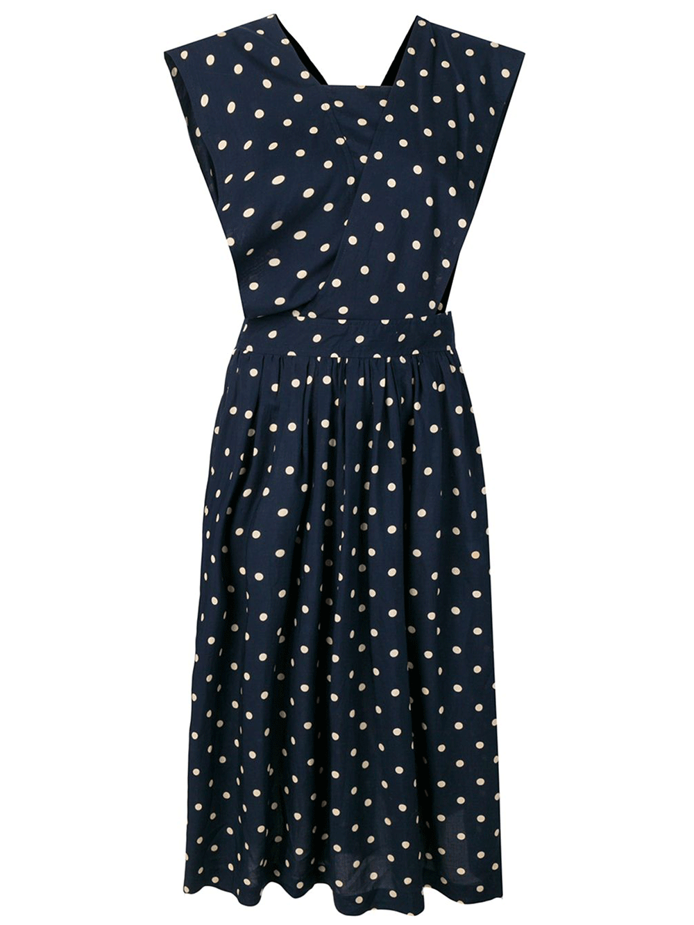 Polka Dot Dress (Burgundy) –