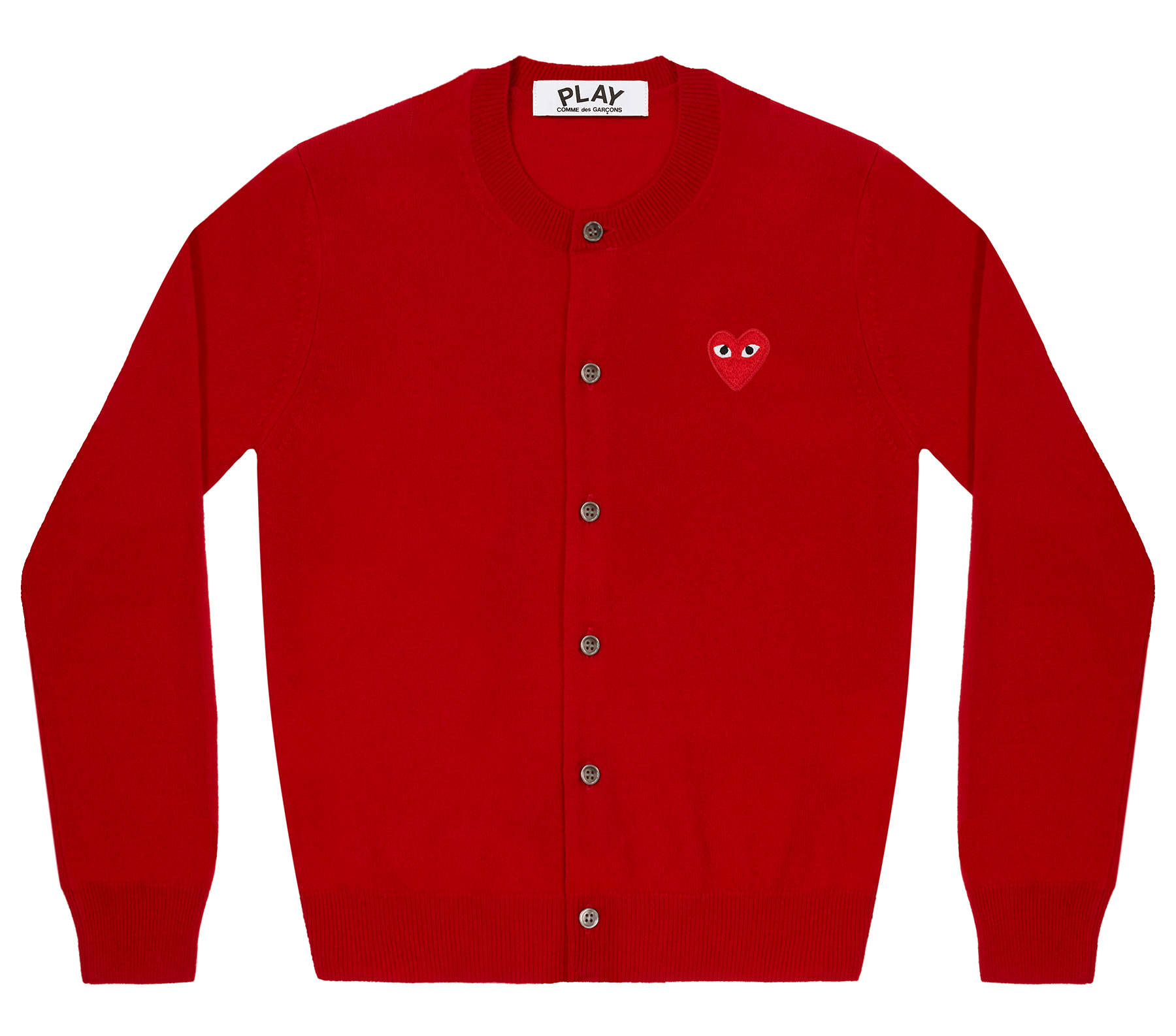 Red Emblem Cardigan Women1