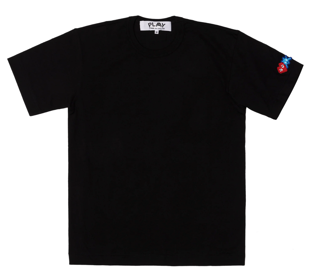 COMME-des-GARCONS-PLAY-x-INVADERT-Shirt-Women-Black-1