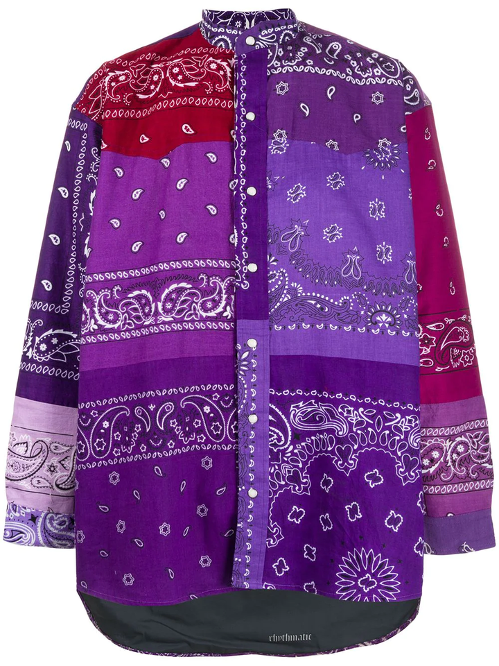 ChildrenofTheDiscordanceBandanaPatchworkShirtPurple1