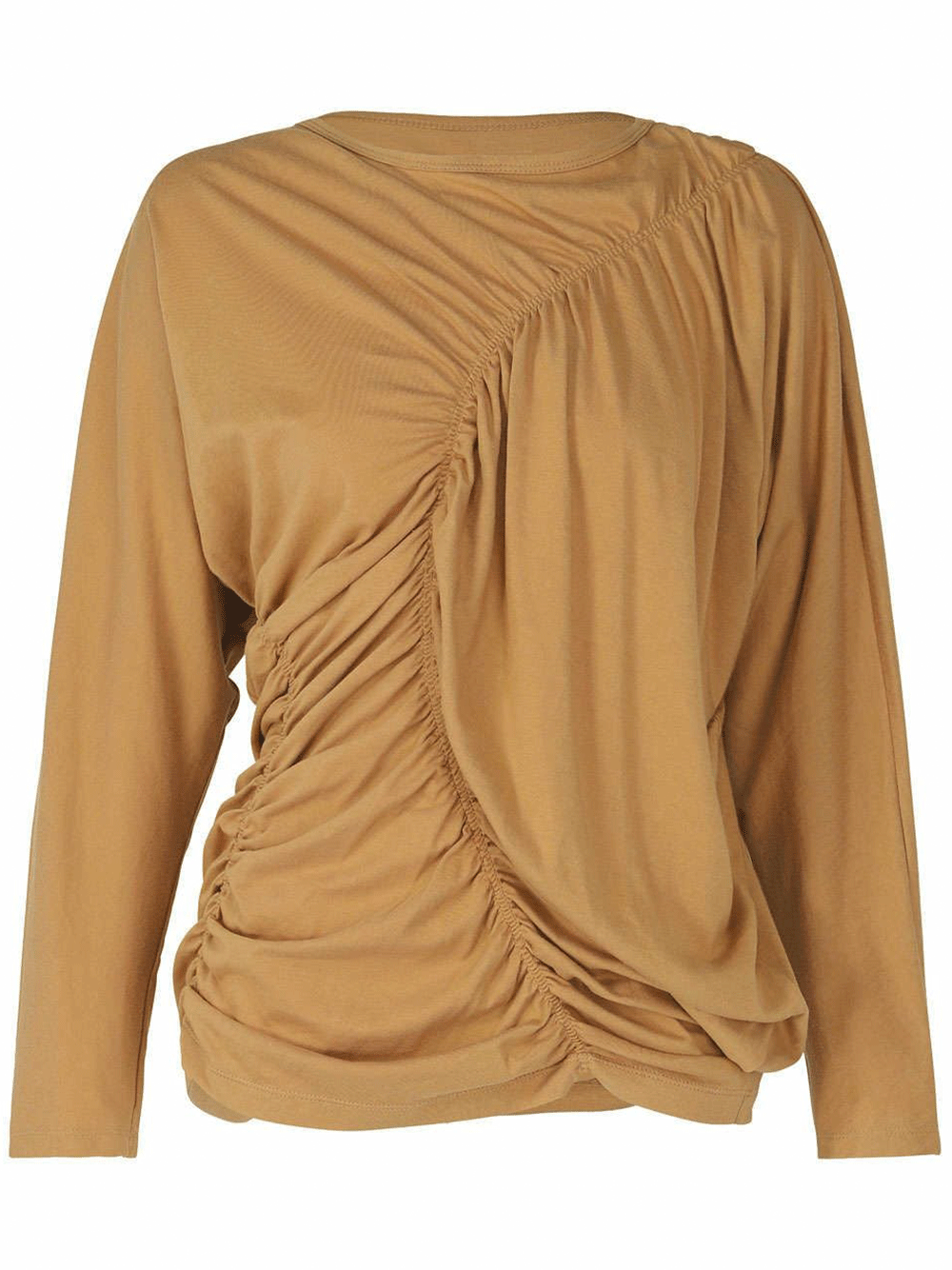 Issey-Miyake-Leaf-Vein-Jersey-Knit-Top-Beige-1