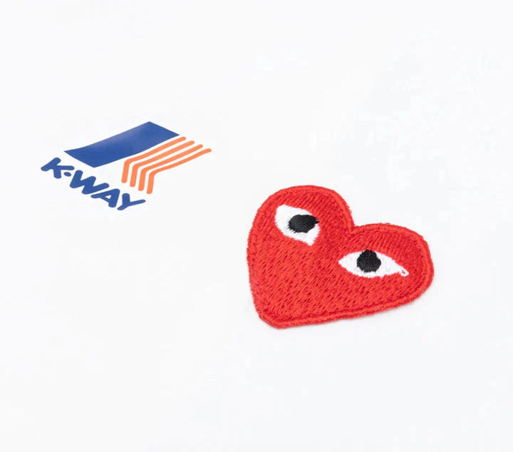 PLAY Comme des Gar??ons K-Way Full Zip Hoodie Men White 3