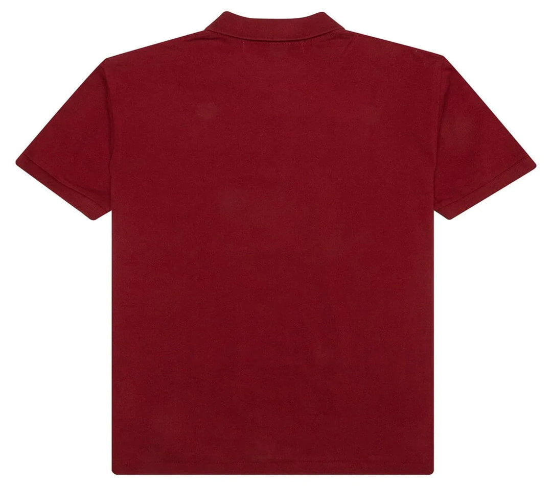 PLAY Comme des Gar??ons Red Emblem Polo T-Shirt Men Burgundy 2