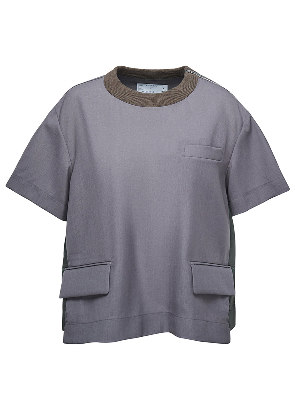 注目ブランドのギフト SACAI - SUITING PULLOVER POシャツ/2 21-02459M ...