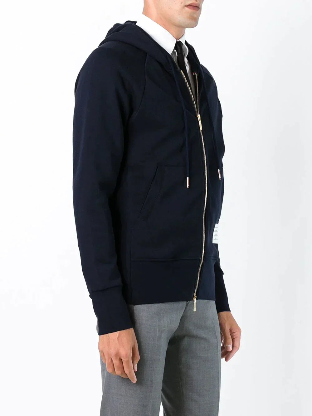 Classic Loopback 4-Bar Zip Hoodie