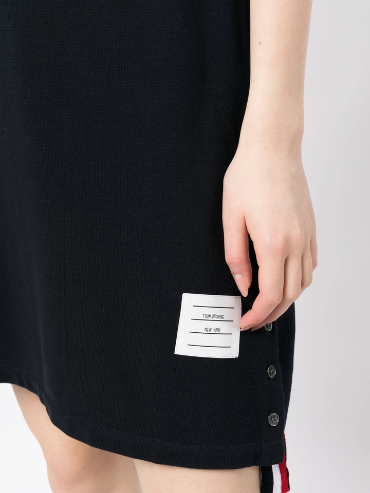 فستان بولو مخطط بيكي الكلاسيكي للنساء