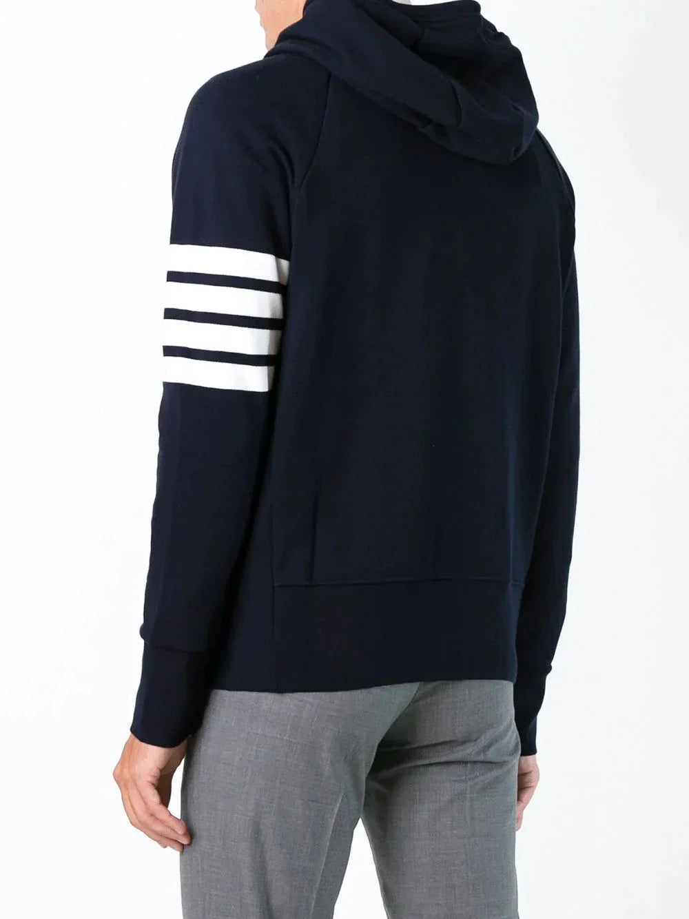 Classic Loopback 4-Bar Zip Hoodie