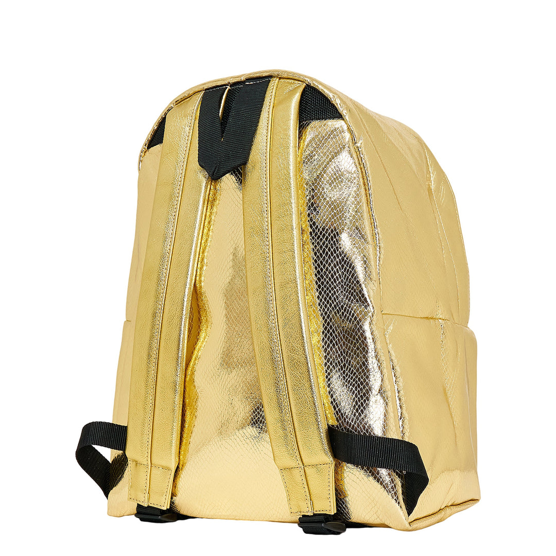 Mock Snake Embossed Backpack