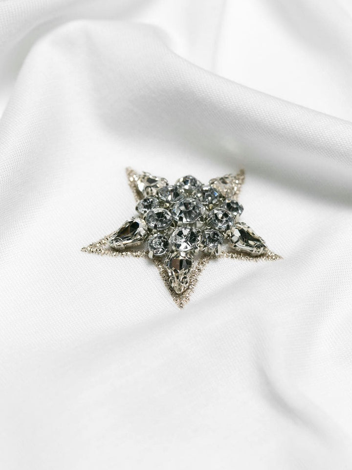 Crystal Mini Star Emb Tee