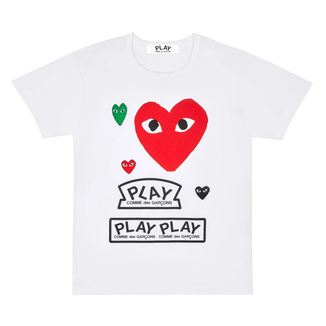 Red Heart With 3 Brother Emblem Tee Men