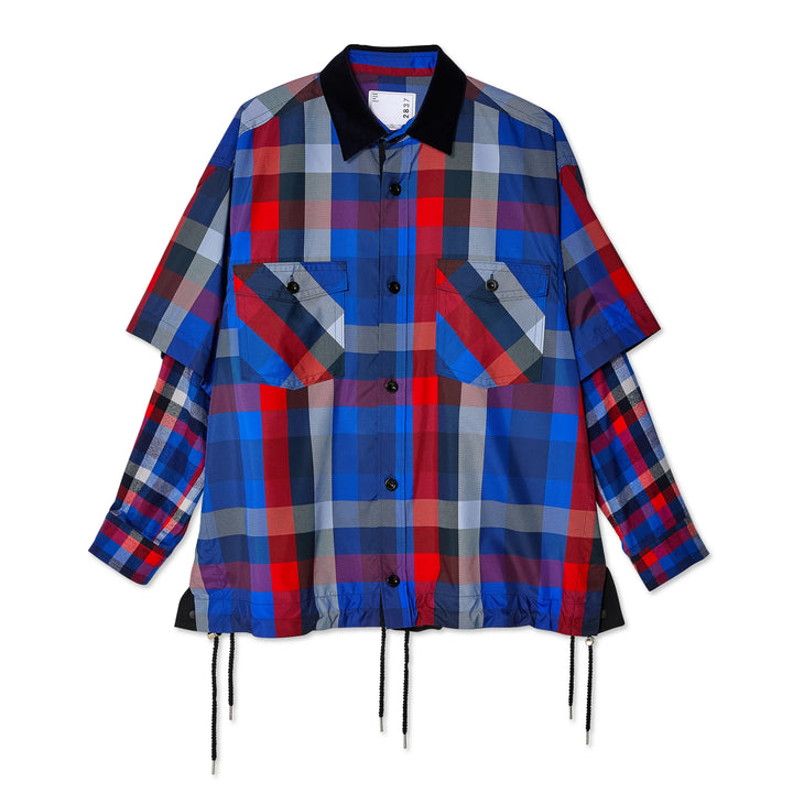 Plaid Layered Shirt