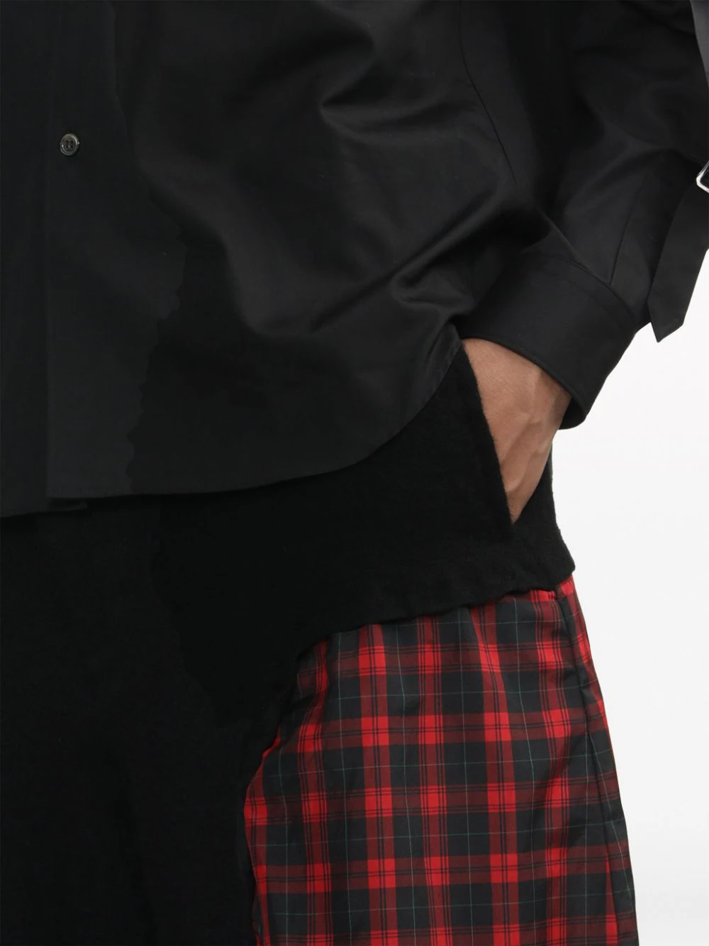 Tartan Patch On Pants