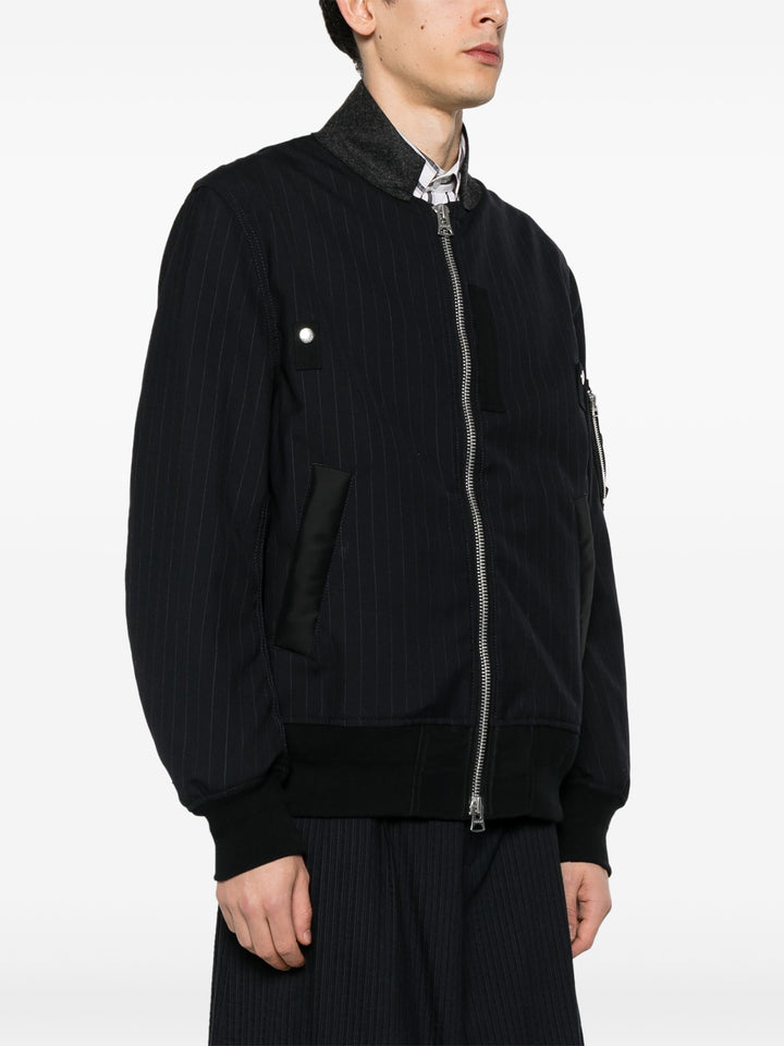 Chalk Stripe Blouson