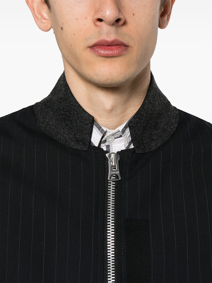 Chalk Stripe Blouson