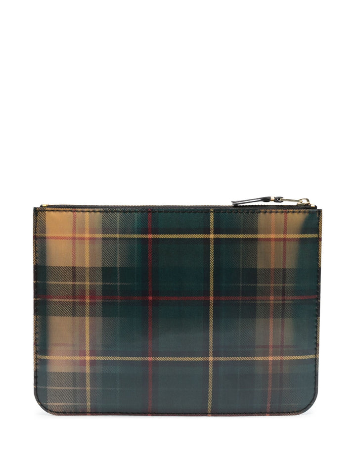 Lenticular Tartan Big Pouch