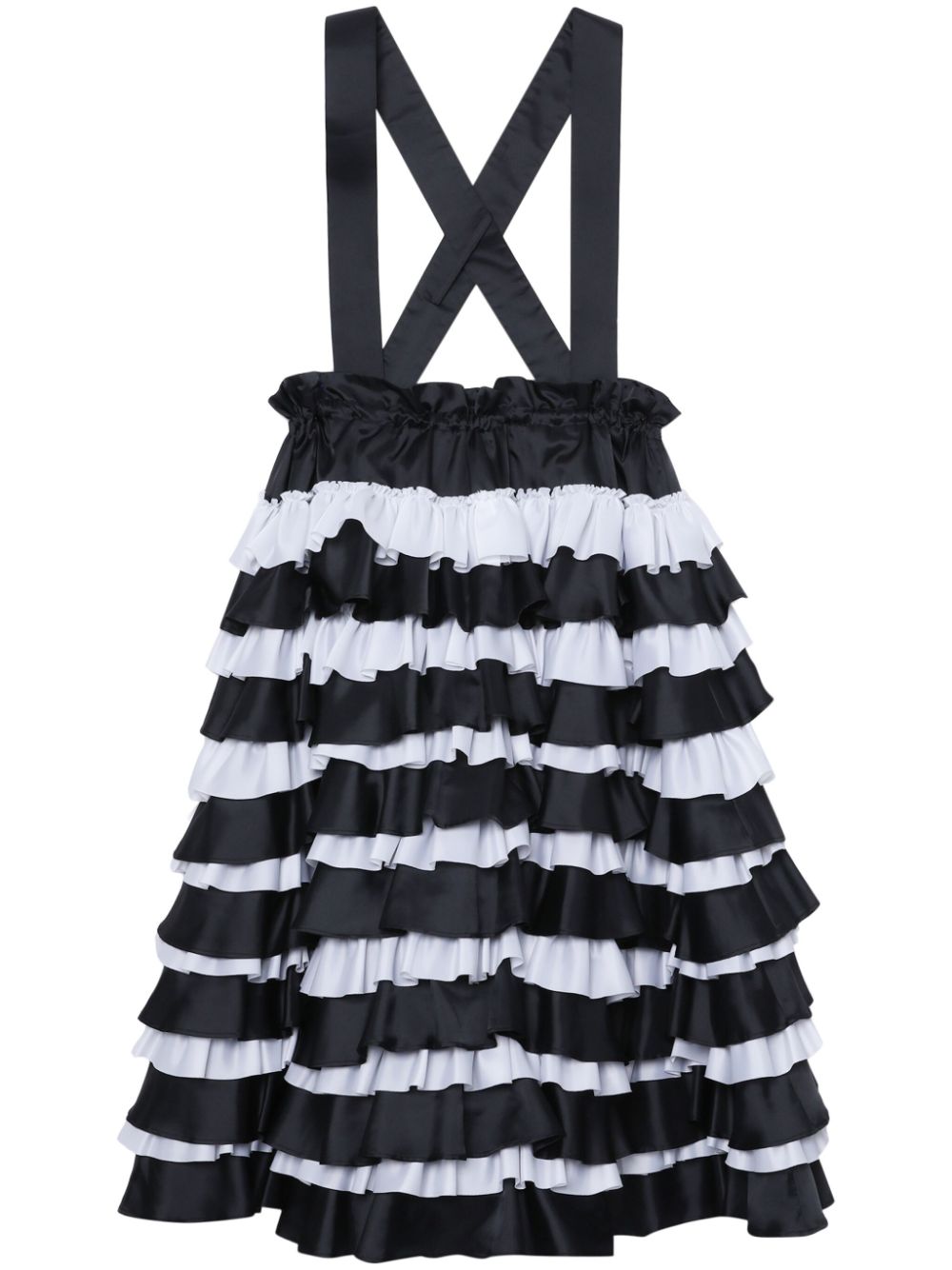 Susperder X Ruffles Skirt