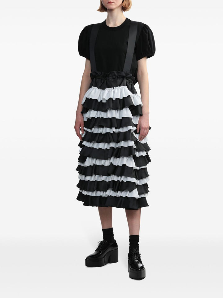 Susperder X Ruffles Skirt