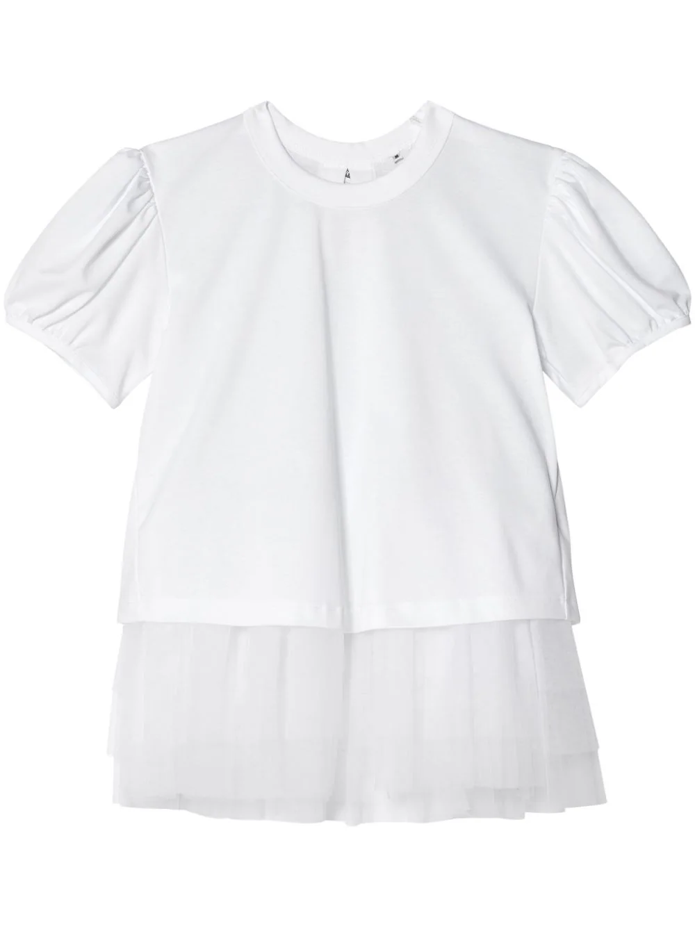 T-Shirt With Tulle Hem