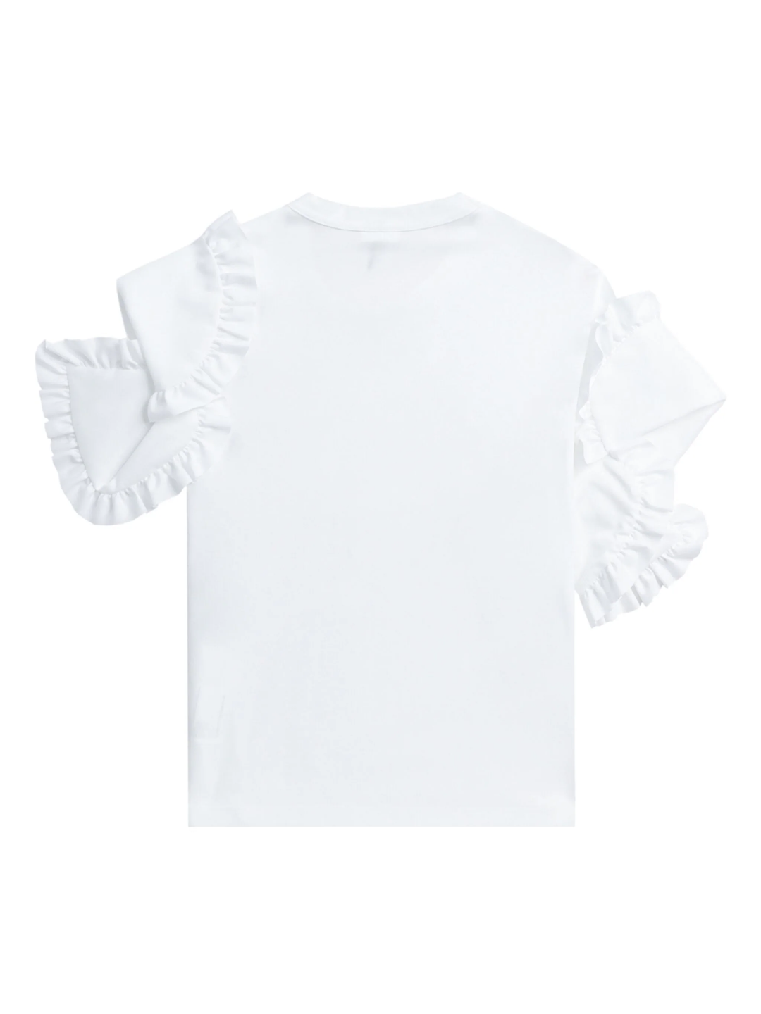 Frill Cut-Out T-Shirt