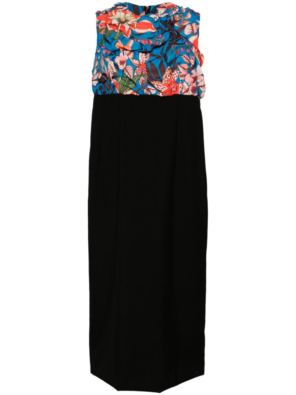 Ruffled Sleeveless Top Dress