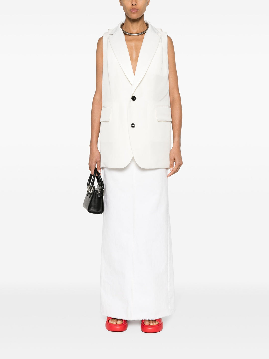 Double-Faced Silk Cotton Vest