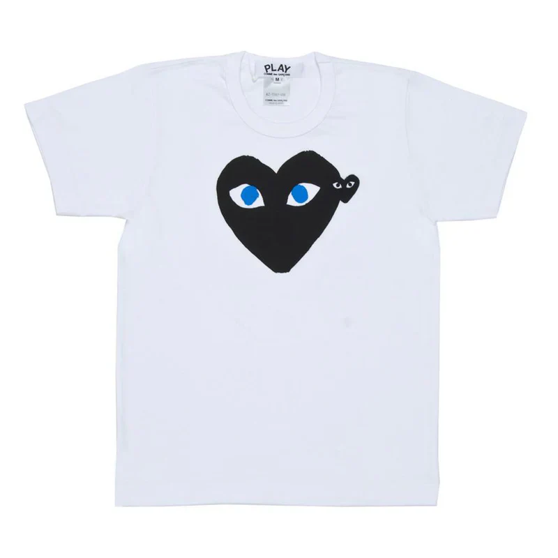 Áo thun Unisex Black Heart With Blue Eyes