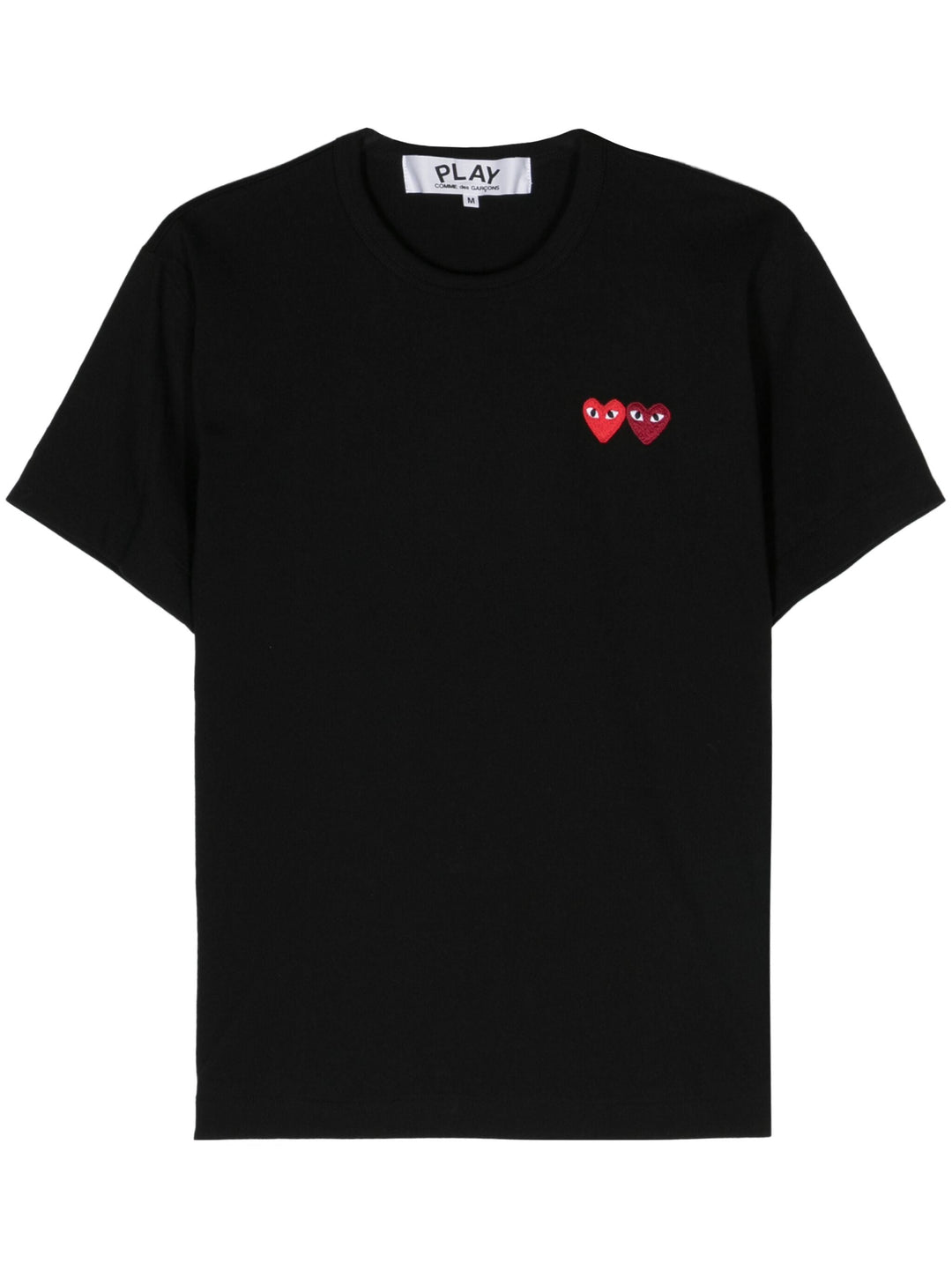 Black With Red And Burgundy Heart Tee Unisex