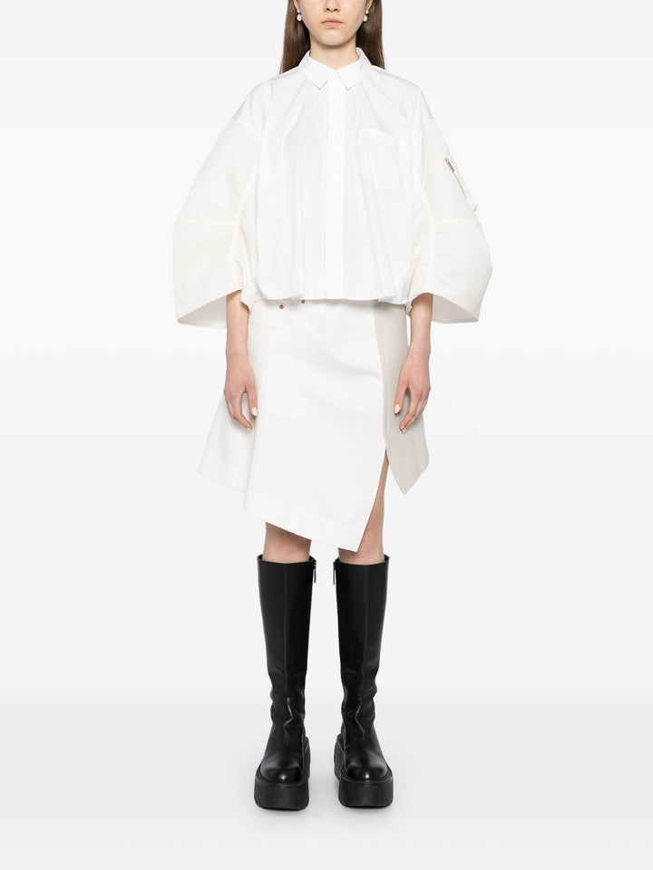 Chân váy Denim X Wool Melton