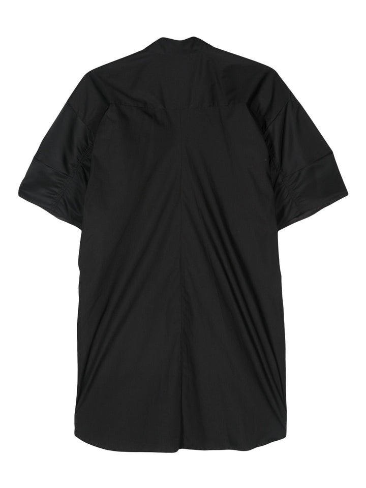 Cotton Poplin X Nylon Twill Dress