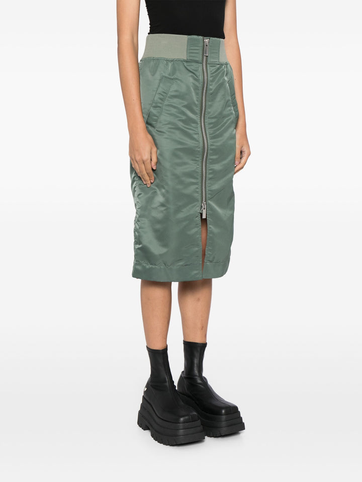 Nylon Twill Skirt