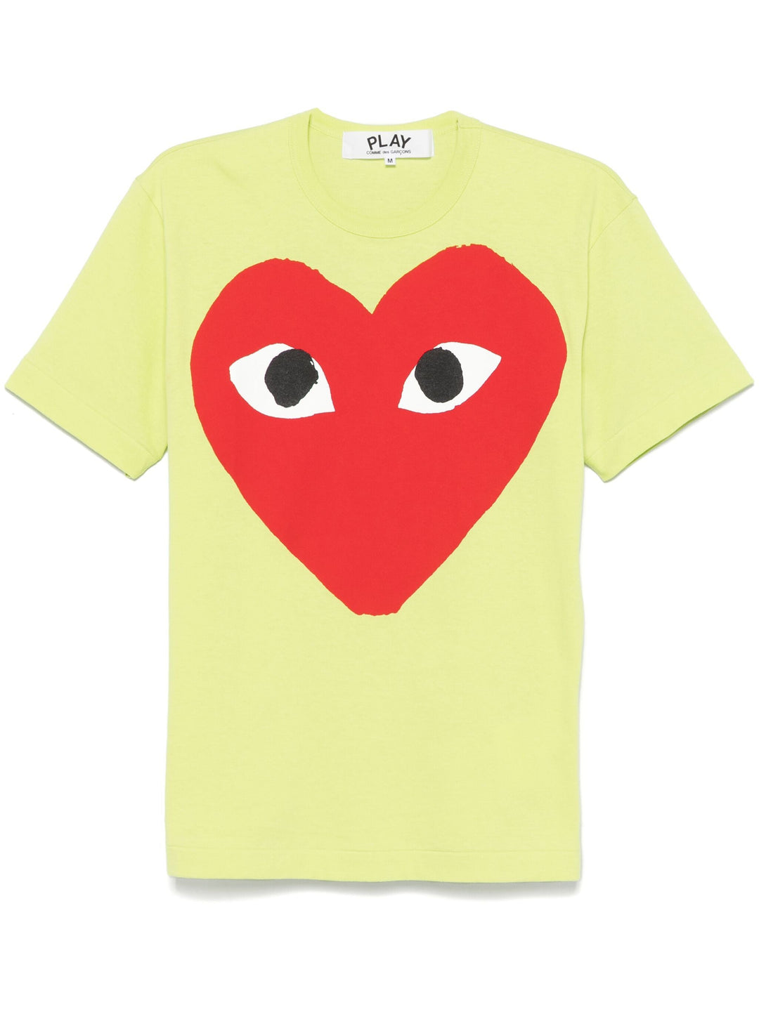 Light Green Tee With Big Red Heart Unisex