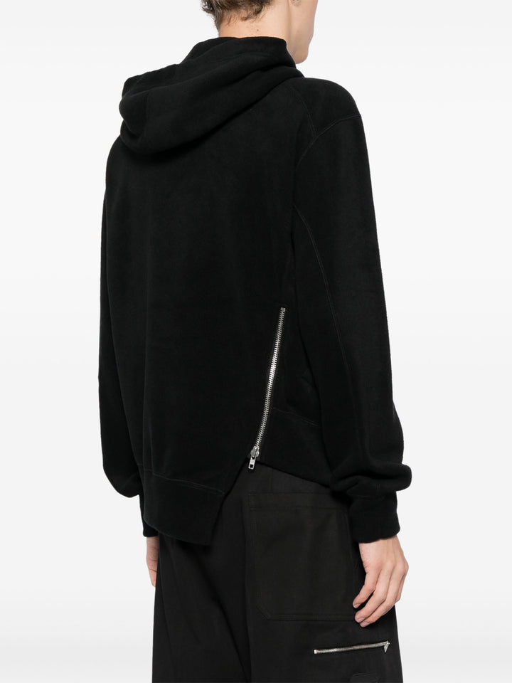 Hoodie With Side Zip