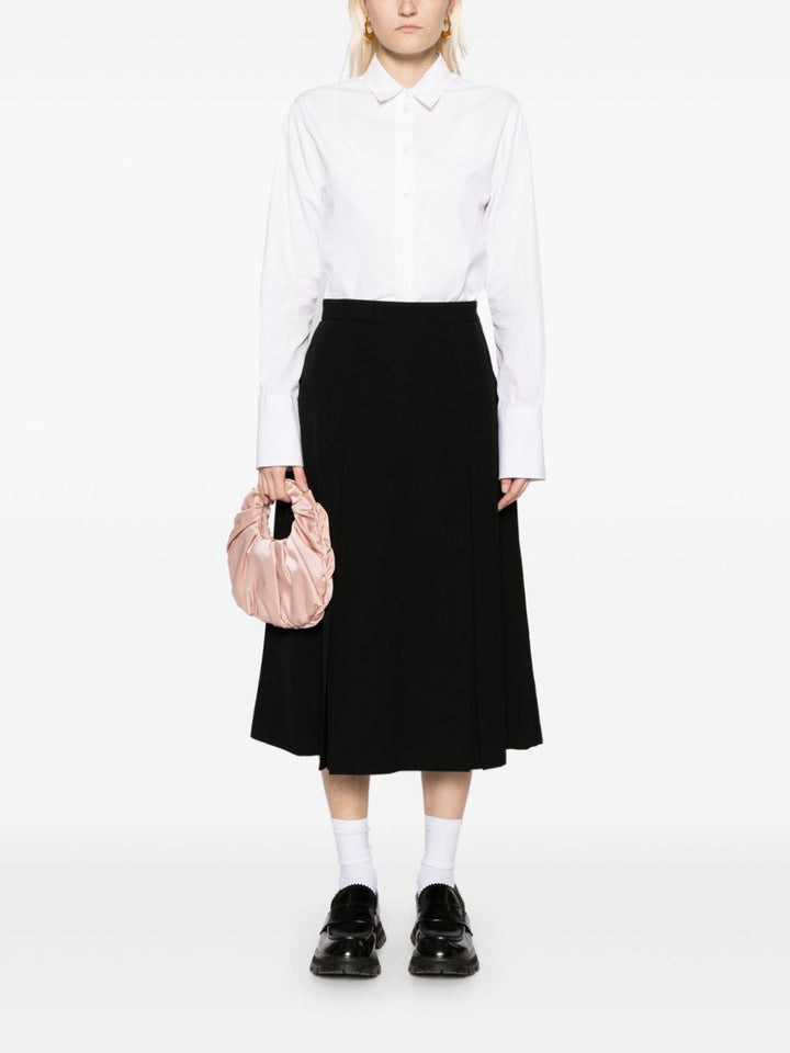 Pleat Front Skirt