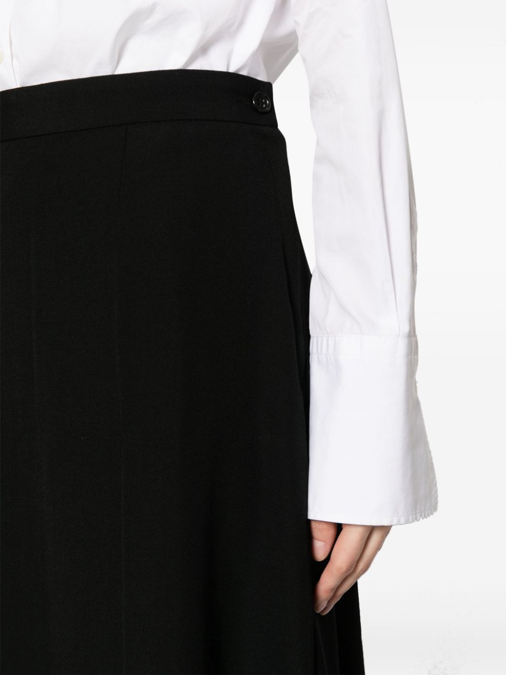 Pleat Front Skirt