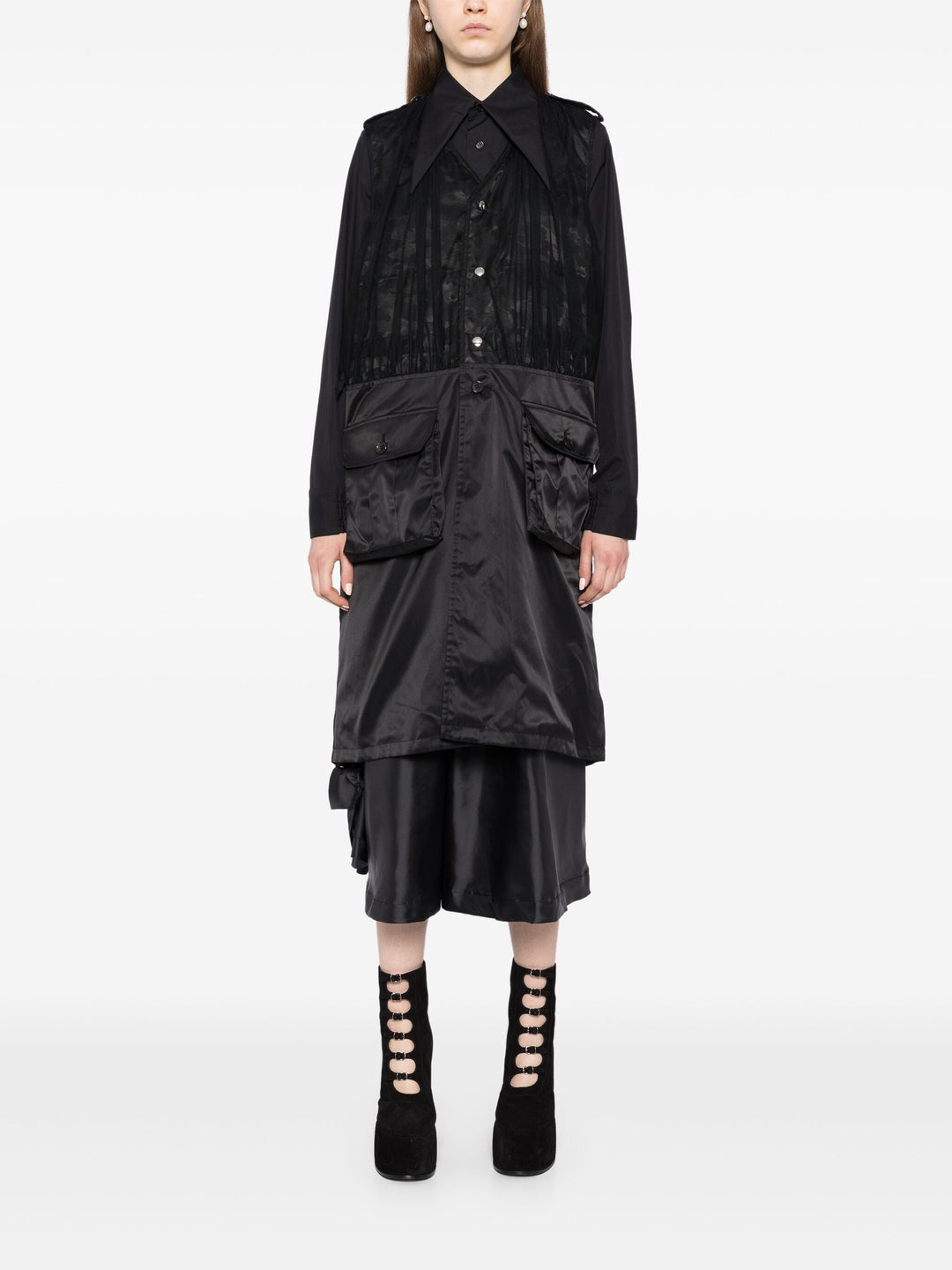 Utility Pocket Long Vest