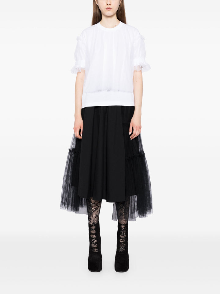 Tulle Layered Top