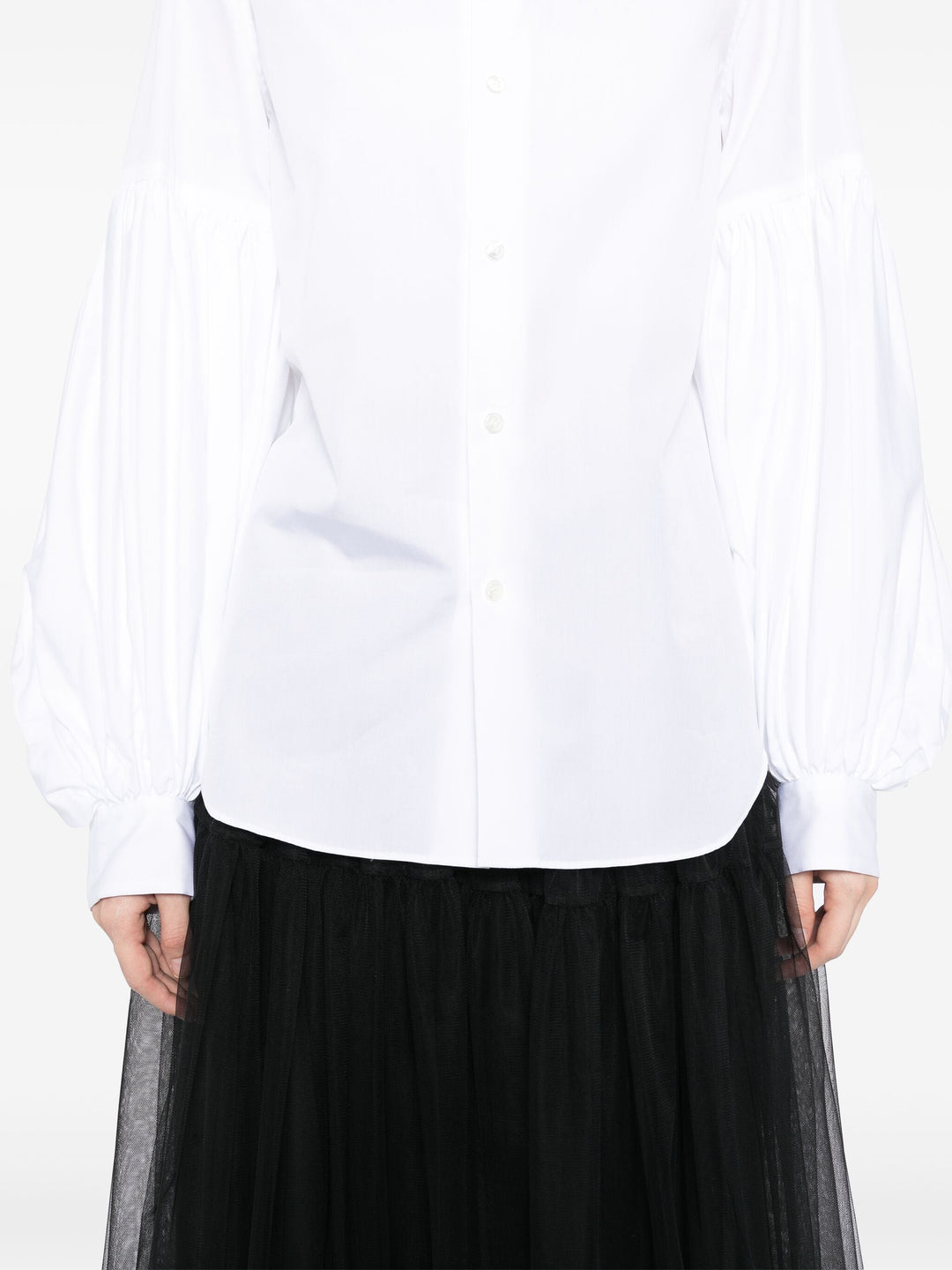 Áo sơ mi tay phồng