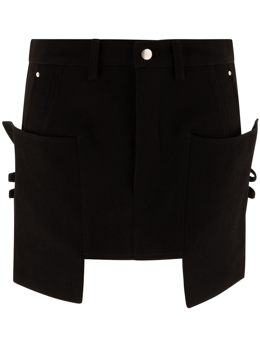 Stefan Mini Wool Drill Skirt