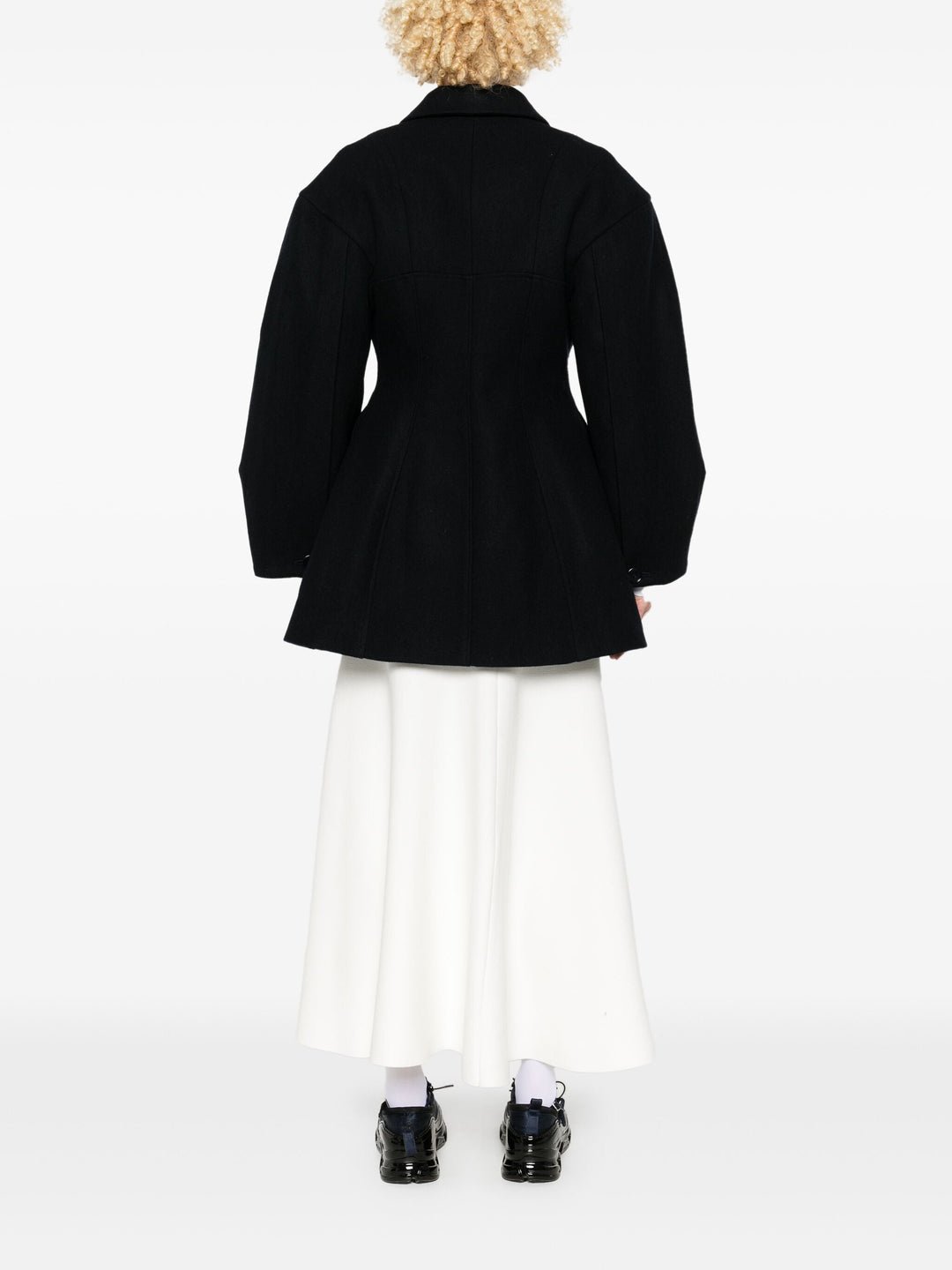 Puff Sleeve Sculpted Corset Jacket