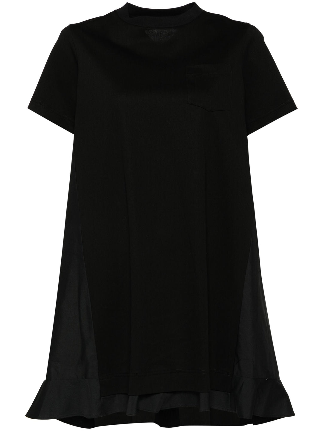 Cotton Poplin X Cotton Jersey Dress