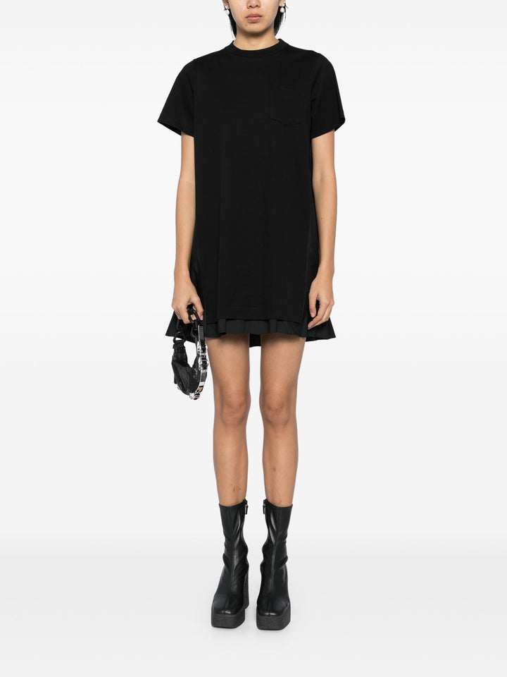 Cotton Poplin X Cotton Jersey Dress