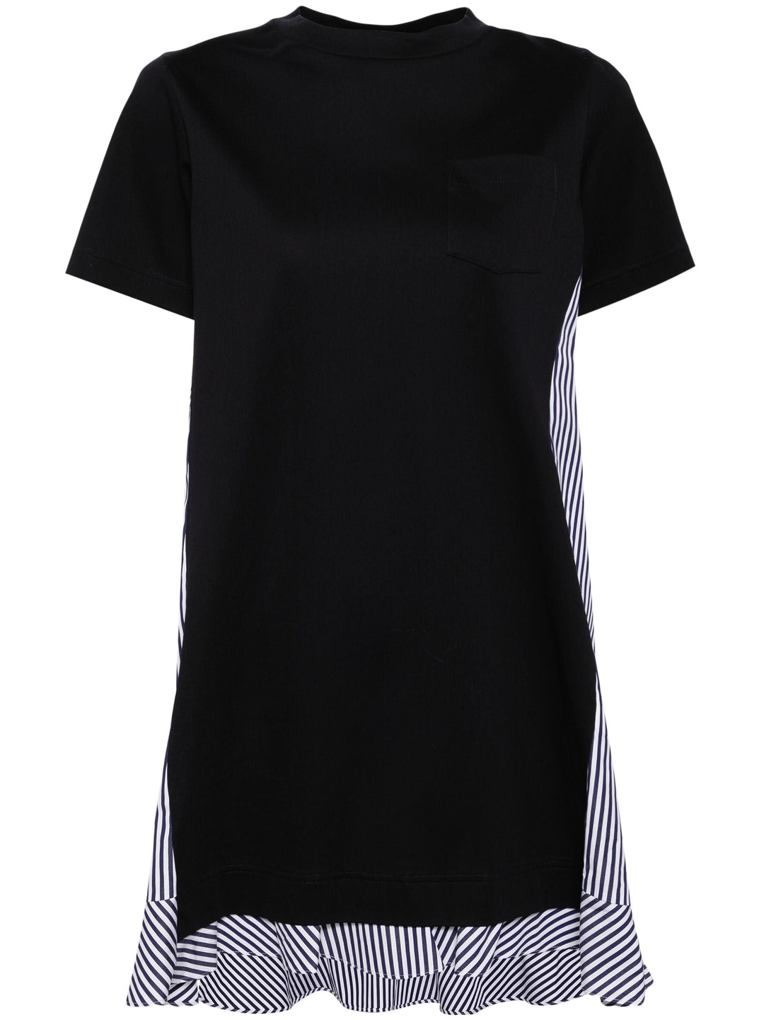Cotton Poplin X Cotton Jersey Dress