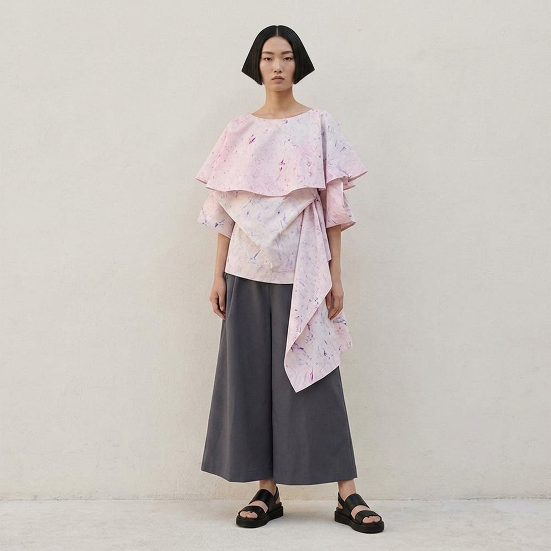 Bubble Dye Ruffle Blouse | 132 5. Issey Miyake | Club21 - lifestyle