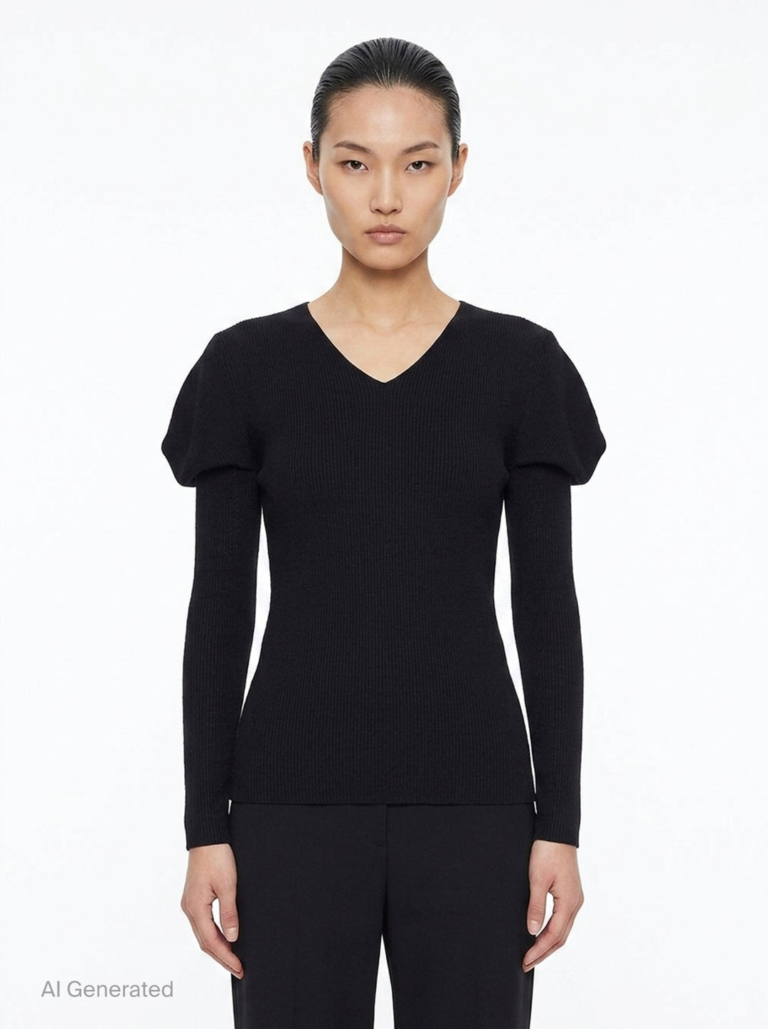 Flat Rib Knit Blouse | 132 5. Issey Miyake | Club21 - front