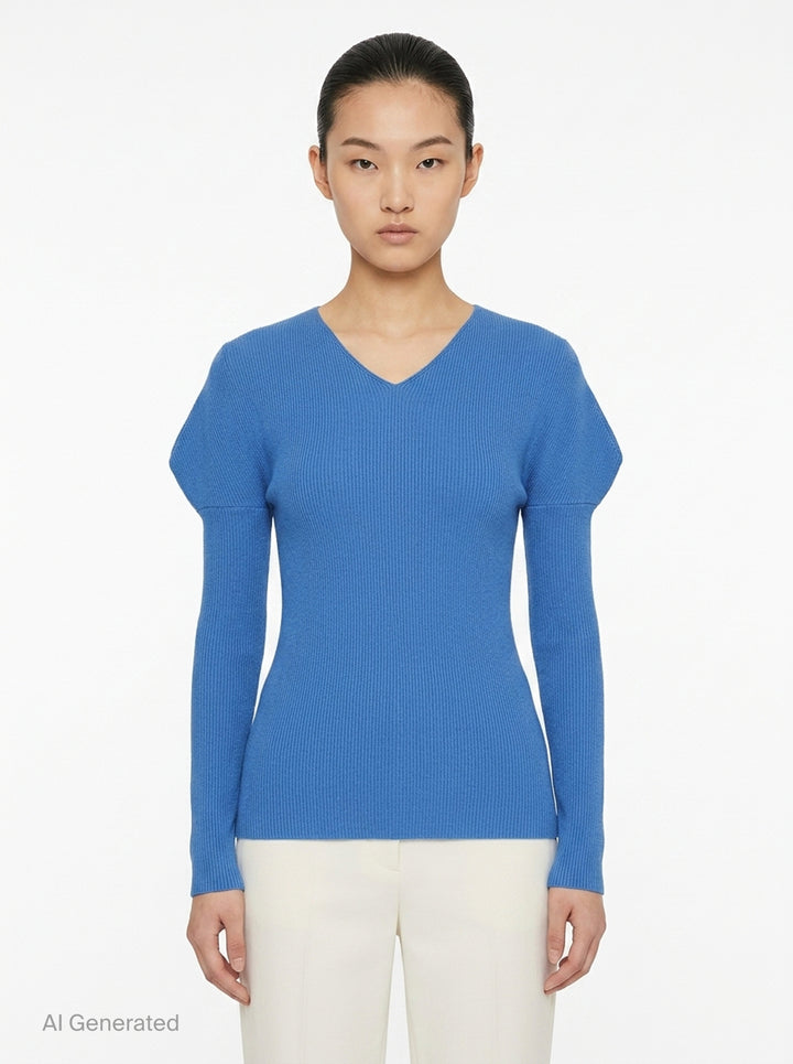 Flat Rib Knit Blouse | 132 5. Issey Miyake | Club21 - front