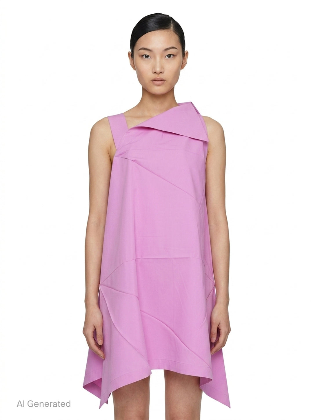 Fractal Solid Woven Dress | 132 5. Issey Miyake | Club21 - front