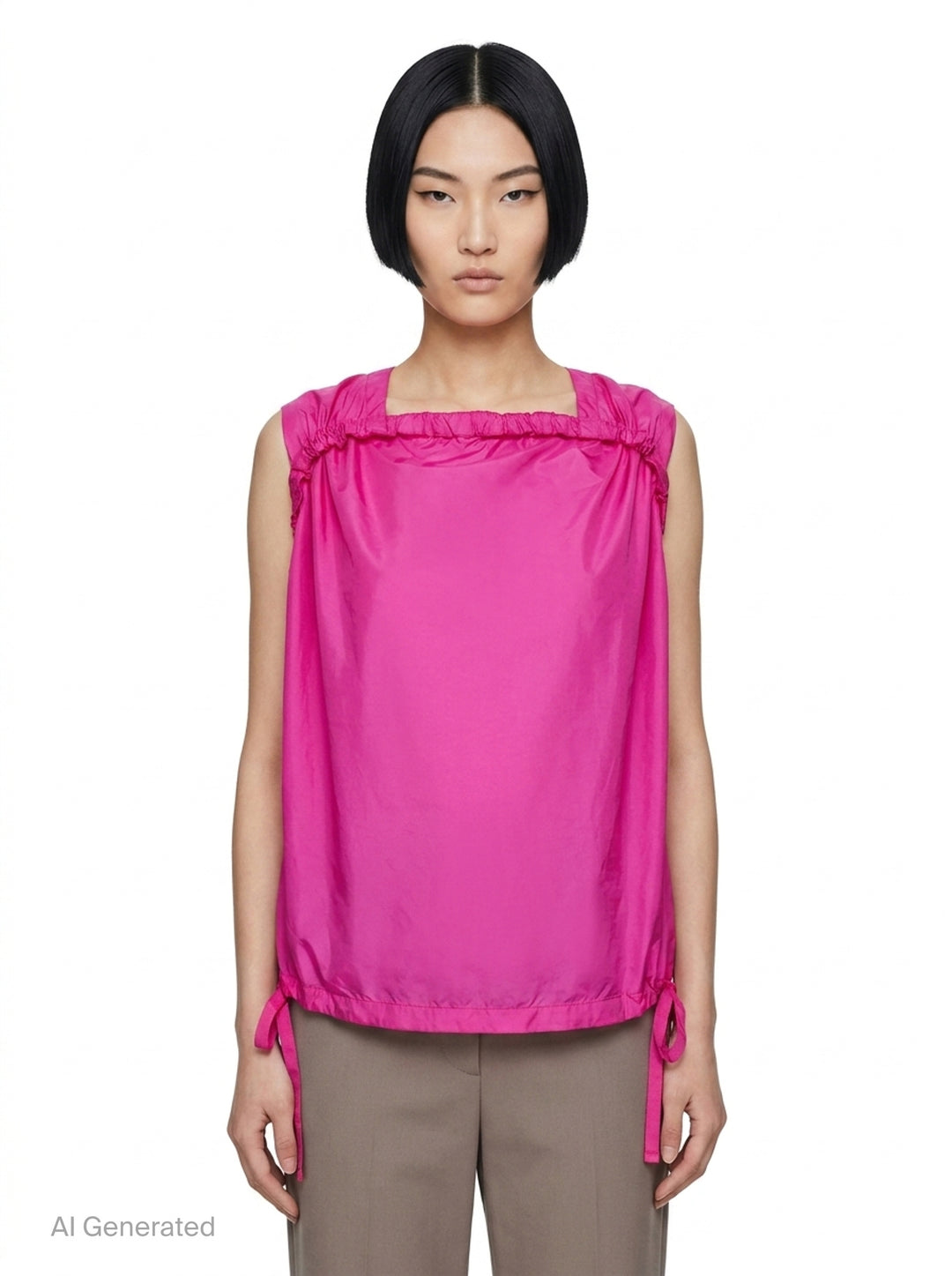 Gathered Balloon Blouse | 132 5. Issey Miyake | Club21 - front
