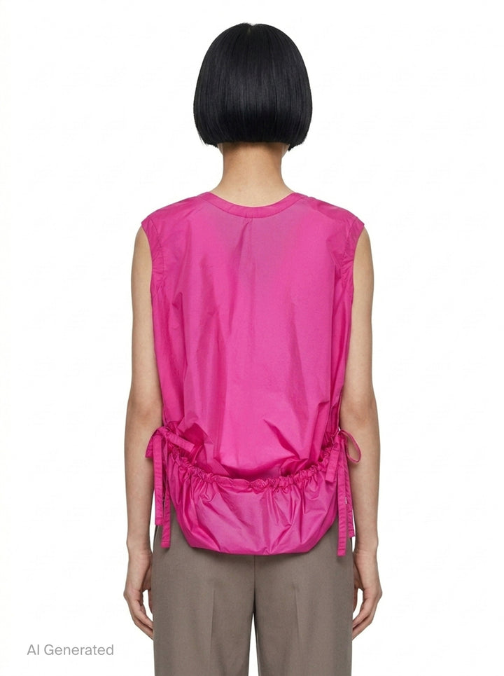 Gathered Balloon Blouse | 132 5. Issey Miyake | Club21 - back